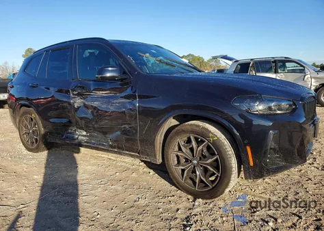 2024 BMW X3 xDrive30I z USA, uszkodzony, nr VIN 5UX53DP05R9U37459